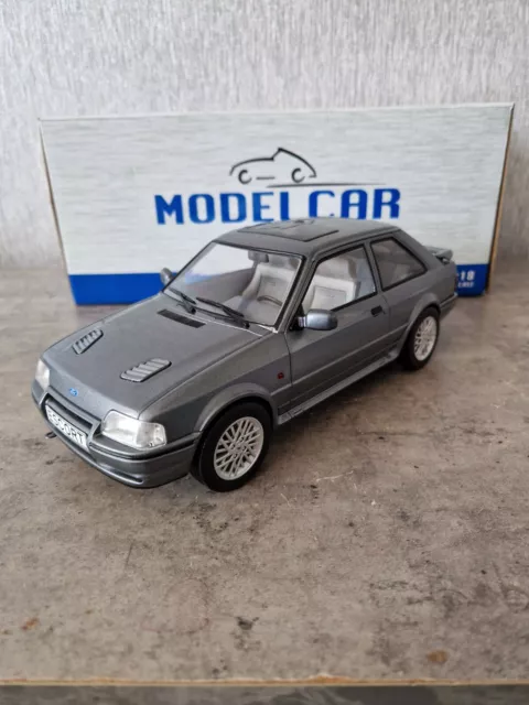 1:18 Mcg Ford Escort Mk4 S2 Rs Turbo White 1990 Lattice Wheels Grey [New]