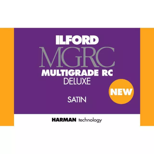 Ilford MGRC Multigrade RC Deluxe 8x10 (20.3x25.4) 25 Sheets Satin - FREE POST