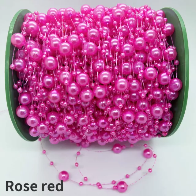 NEW CHIC PEARL Rose Garland with 30 LED Light Pale Pink/Cream Wedding  Decoration £21.95 - PicClick UK