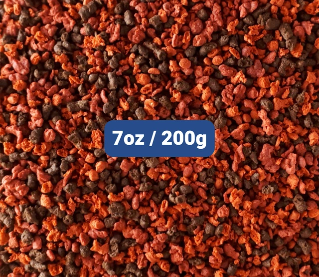 7oz - 200g Mix food 2 types of quality food for growing discus fish protein-rich