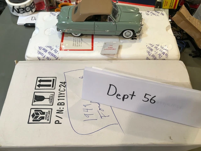 Franklin Mint 1/24 Buick Roadmaster Convertible 1949 - Cream - Diecast - Occasion