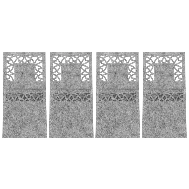 4 Pcs Porte-fourchette De Vacances Sac À Couverts Noël Décorations