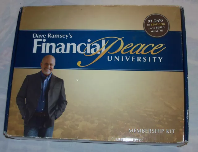DAVE RAMSEY Financial Peace University DVD/Audio/Workbook Complete HOMESCHOOL