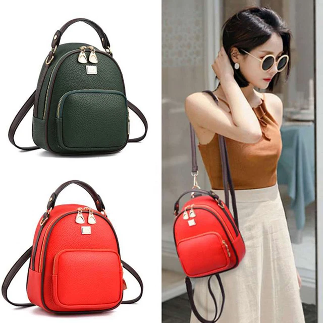1 PC Élégant Mini Petit Sac À En Cuir PU Casual Shopping Daypack École Sac