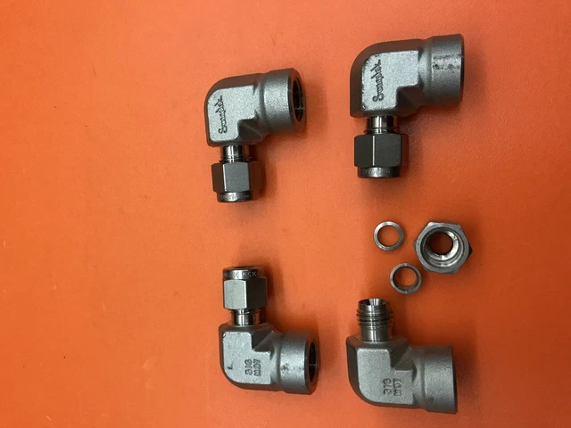 4-SWAGELOK SS-400-8-4 Tube Fitting Female Elbow 1/4INCH Thread NPT