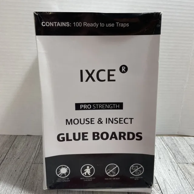 IXCE Mouse Glue Traps, Best Glue Traps Boards for Mice & Insects, 100 count