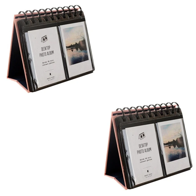 CALENDAR PHOTO ALBUM Horizontal Display Picture Desk Monthly Calendar £