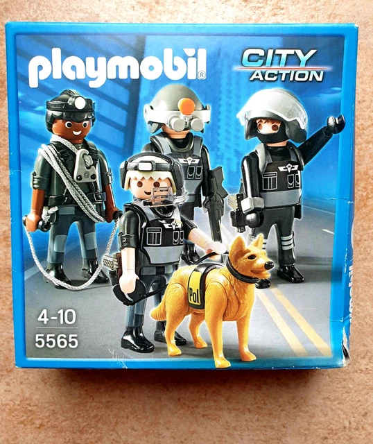 PLAYMOBIL City Action 5185 - Moto De Police Pour Enfants Dès 4 Ans - Lot Thématique