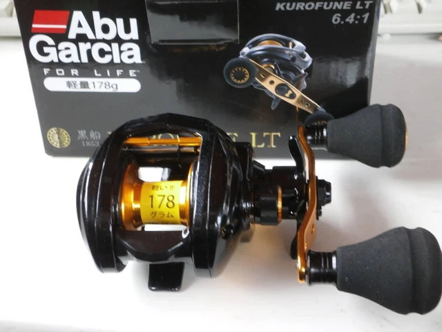 ABU GARCIA KUROFUNE LT Fishing Reel 6.4:1 Gear Ratio Black
