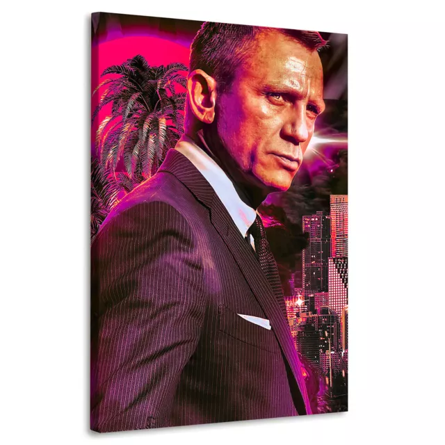 Wandbild Leinwand Bond 007 Daniel Craig Kunst