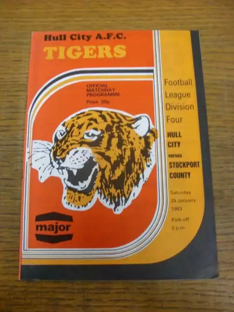 29/01/1983 Hull City v Stockport County