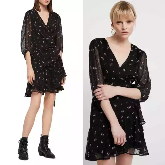 All saints jade aster dress shop