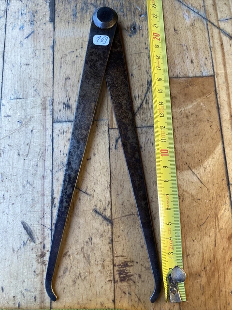OLD TOOL compass , compas Décors début 19e outil ancien