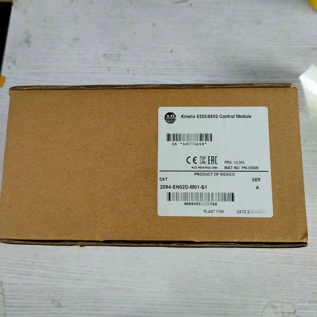 2094-En02D-M01-S1 Kinetix 6200/6500 Control Module Ser A Frn