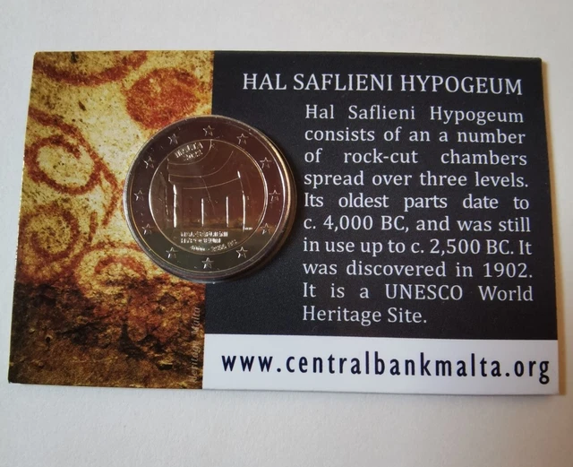 Coincard Pièce 2 Euro Commemorative Malte 2022