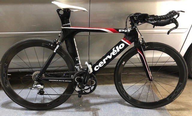 CERVELO P2 carbon triathlon bike size 48cm 650c wheels