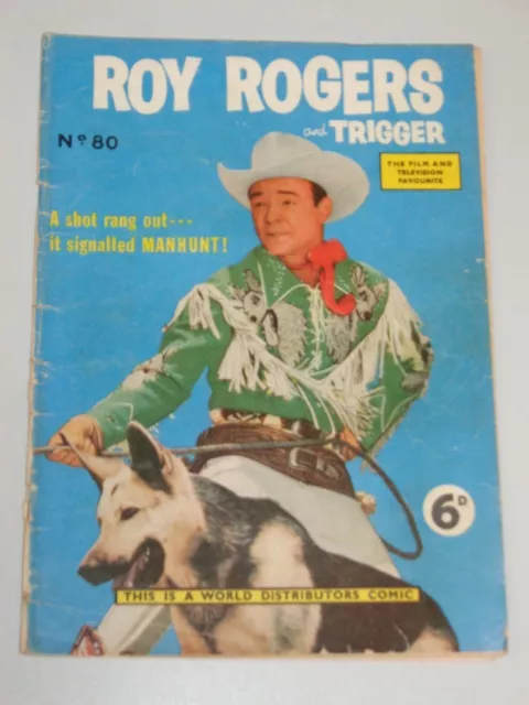 ROY ROGERS AND Trigger #80 Vintage British Comic Wdl Western $6.22 ...