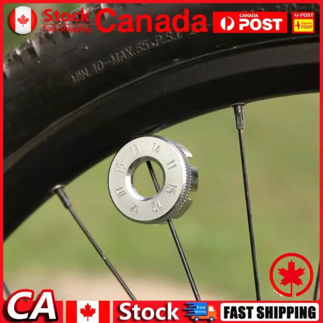 Bicycle Spoke Wrench Tool 8 Way Spoke Nipple Key Bike Wheel Rim Spanner CA