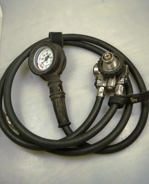 DRAGER SCBA BREATHING Apparatus Pa90 Plus Pressure Reducer With Gauge