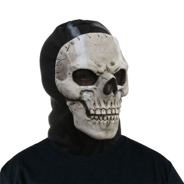 GHOST HUNT GHOST FACE MASK REAL  face skeleton