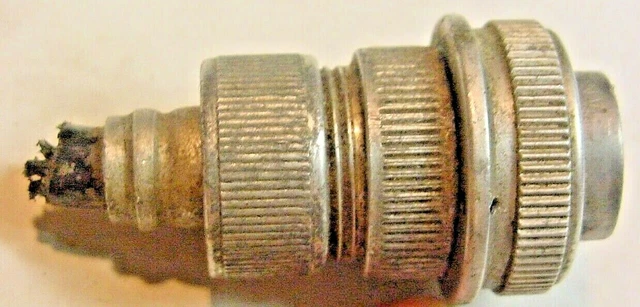 Military Amphenol 6 Pin Male Plug Connector AN310-14S-6P, Blue Insulator 14S-6 2