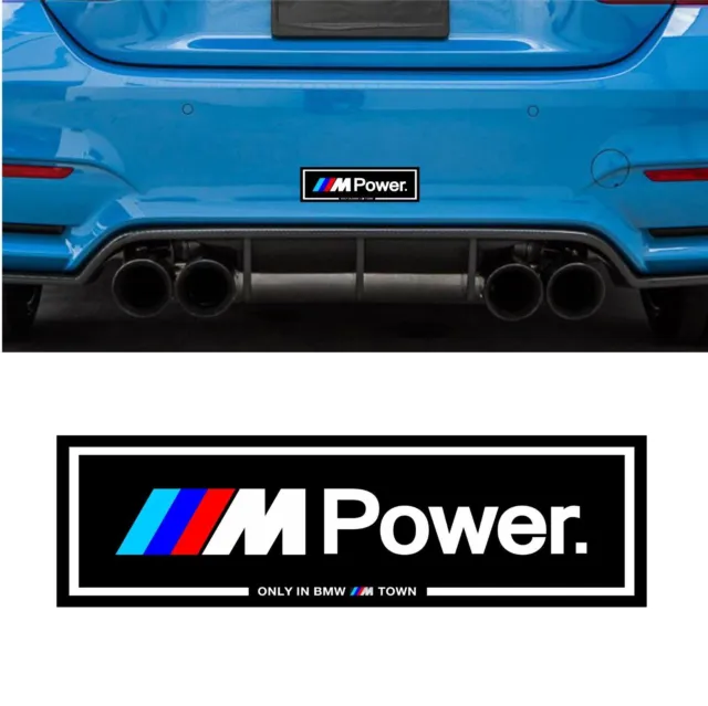 2x BMW M Power Logo Calcomanías M Town Pegatinas Motorsport Performance...
