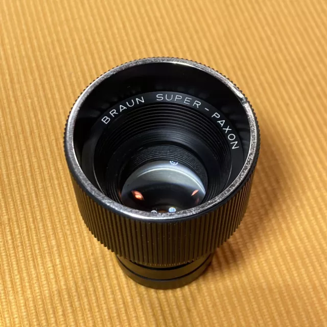 Braun Super-Paxon 1:2.8 / 85 mm MC - Projektor - Objektiv Projektionsobjektiv