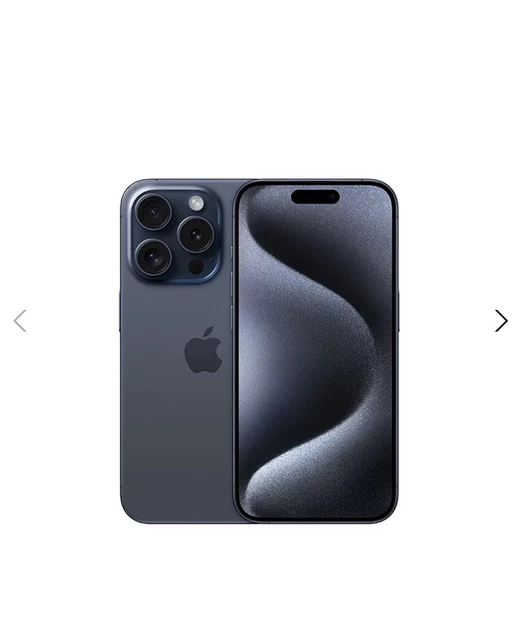 NEW Apple iPhone 15 Pro 128GB SIM-Free 5G Unlocked Smartphone - Blue Titanium