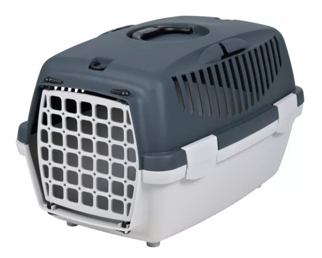 Trixie Pet Carrier For Cats, Small Dogs Or Rabbits Light Grey/Grey TX39811