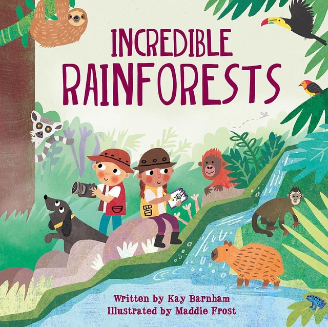 Look and Wonder: Incredible Rainforests by Kay Barnham (English) Paperback Book
