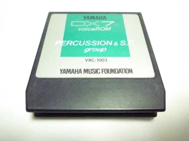 YAMAHA DX7II VOICE ROM VRC-1001 1002 1003 Complete Set w/ Cases