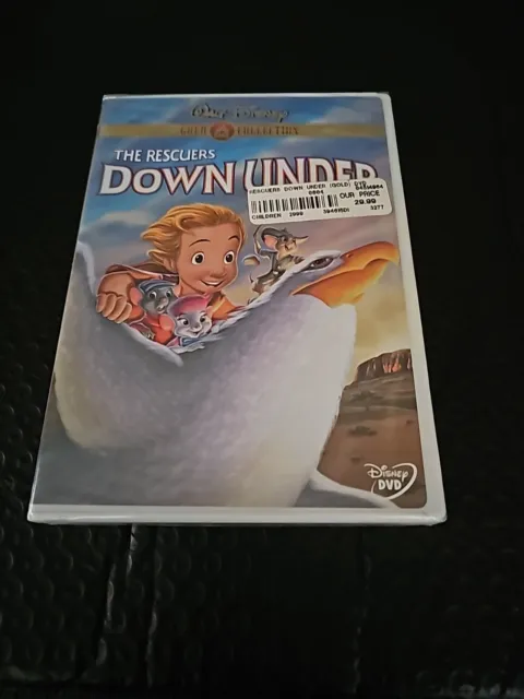 NEW: The Rescuers Down Under (DVD, 2000, Walt Disney Gold Collection Edition)