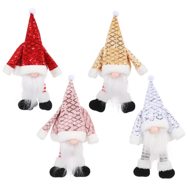 Set bottiglie di vino di Natale decorazione vino sacchetto vino di Natale tessuto