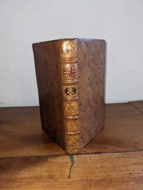 livre ancien -La vie politique et militaire de M. Le Maréchal de Bell'Isle-1752