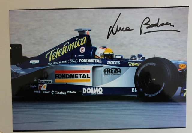 F1 ORIGINAL AUTOGRAMM v. Luca Badoer auf Foto EUR 11,90 - PicClick DE