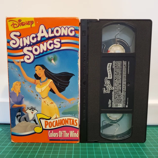 DISNEY'S SING ALONG Songs Pocahontas Colors of the Wind (VHS, 1995