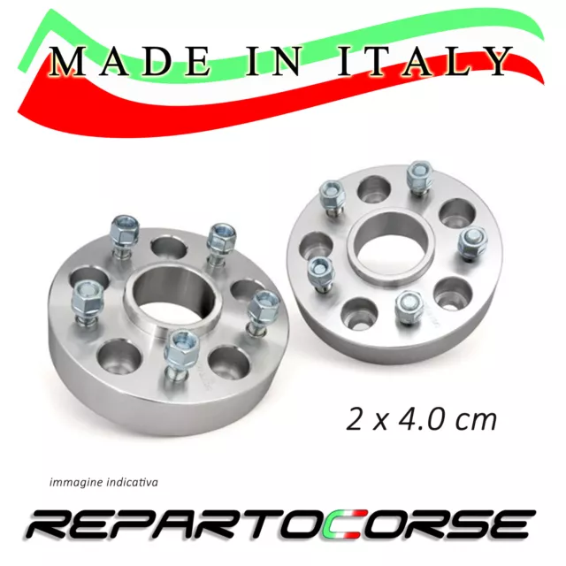 Kit 2 Distanziali 40Mm Repartocorse - Smart Fortwo Brabus 450 451 -Made In Italy