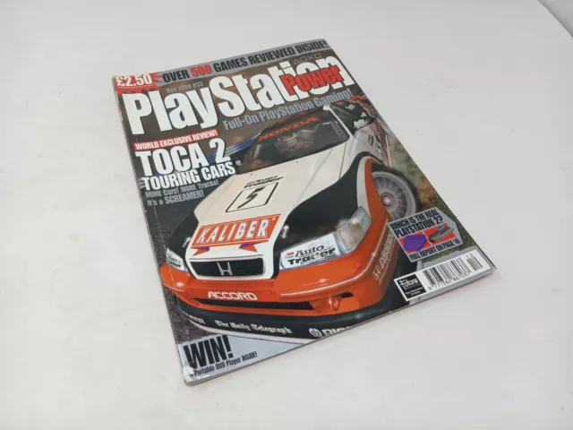Playstation Power Magazine Toca Touring Car Issue 33 Dec 1998 Retro Vintage Rare