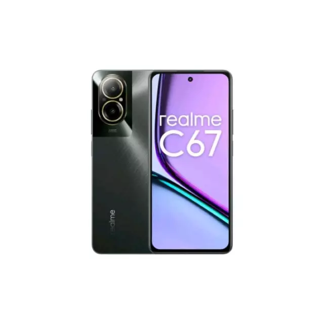 ⭐Smartphone Realme C67  6.7" 128Gb Ram 6Gb Black Rock Tim Italia