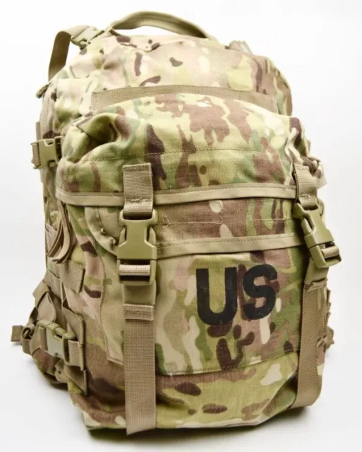 USGI [MOLLE II] OCP MULTICAM 3-DAY ASSAULT PACK MILITARY BACKPACK with STIFFENER