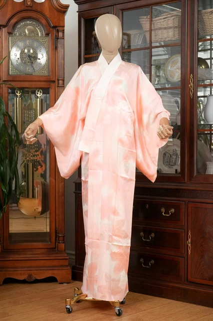 Dear Vanilla Japanese Juban Undergown Women's Kimono Genuine Vintage Mint