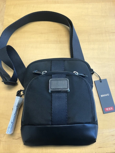 Tumi Alpha Bravo Barksdale Black Crossbody Bag NWT