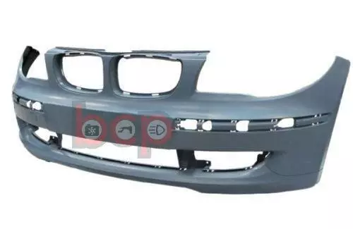 Bmw 1 Series E87 2007 - 2011 Front Bumper Primed No Washer Jets Brand New