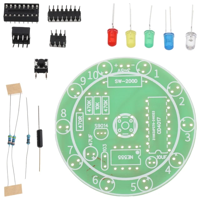 Kit électronique DIY Pour Fabriquer Une Calculatrice à Affichage LED - Projet De Soudage Pour Débutants
