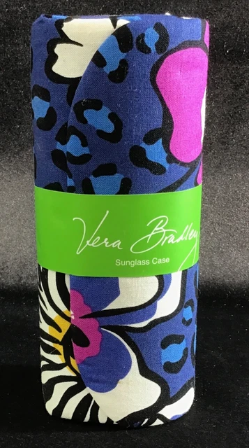 Vera Bradley African Violet Sunglasses/Glasses Hard Case Clamshell