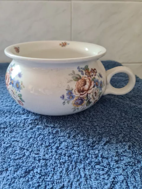 Vintage Ceramic Chamber Pot/ Potty/ Decorative planter