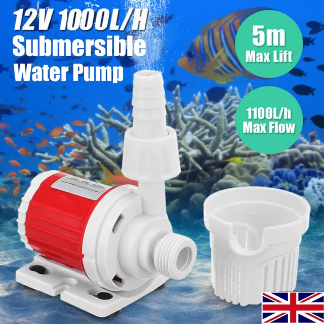 DC 12V 20W Solar Power Submersible Pump Fountain Pump Garden Pond Pool Tool Kit