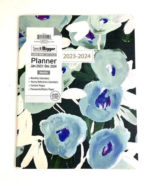PLANAHEAD 20232024 MONTHLY Planner for 3Ring Binder 11.97 PicClick
