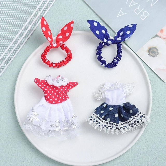Bjd Doll Fabric Sewing 16~17cm Dolls Dress Summer Toys Clothes Toys Lace Skirt