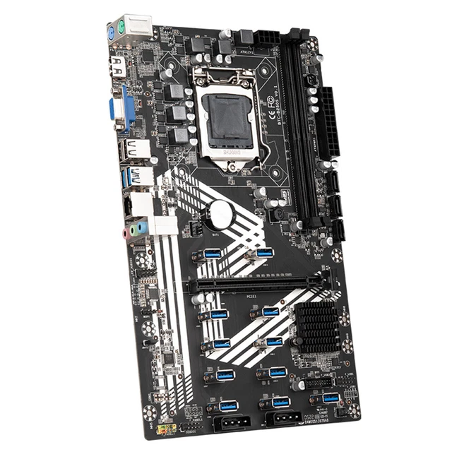 E# B250S USB 3.0 to PCIe X16 LGA1151 ETH Miner Motherboard Supports DDR4 DIMM RA